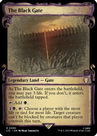 The Black Gate (Showcase Scrolls) — Commander: The Lord of the Rings: Tales of Middle-earth