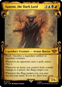 Sauron, the Dark Lord (Showcase Scrolls) — Universes Beyond: The Lord of the Rings: Tales of Middle-earth