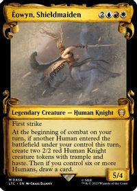 Eowyn, Shieldmaiden (Showcase Scrolls) — Commander: The Lord of the Rings: Tales of Middle-earth