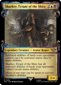 Sharkey, Tyrant of the Shire (Showcase Scrolls) — Universes Beyond: The Lord of the Rings: Tales of Middle-earth