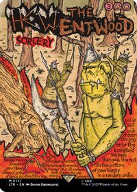 Hew the Entwood (Borderless Poster) — Universes Beyond: The Lord of the Rings: Tales of Middle-earth