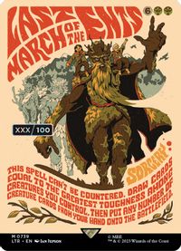Last March of the Ents (Borderless Poster) (Serial Numbered) — Universes Beyond: The Lord of the Rings: Tales of Middle-earth