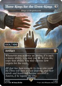 Three Rings for the Elven-Kings - Rings of Brighthearth (Serial Numbered) — Commander: The Lord of the Rings: Tales of Middle-earth