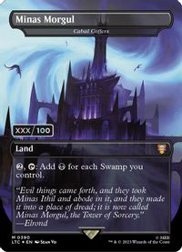 Minas Morgul - Cabal Coffers (Borderless) (Serial Numbered) — Commander: The Lord of the Rings: Tales of Middle-earth