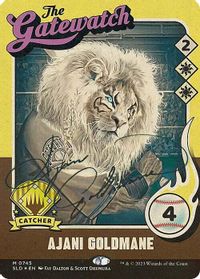 Ajani Goldmane (745) (Autographed) — Secret Lair Drop Series