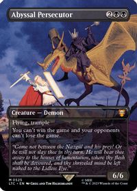 Abyssal Persecutor (Borderless) — Commander: The Lord of the Rings: Tales of Middle-earth