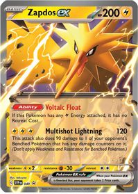 Zapdos ex - 049 — SV: Scarlet & Violet Promo Cards