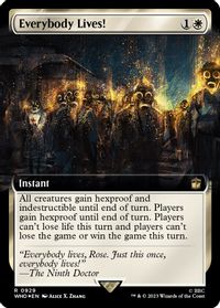 Everybody Lives! (Extended Art) (Surge Foil) — Universes Beyond: Doctor Who