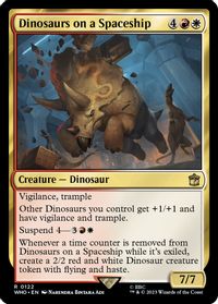 Dinosaurs on a Spaceship — Universes Beyond: Doctor Who