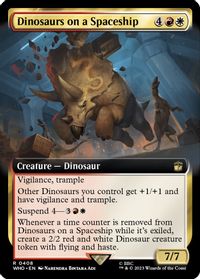 Dinosaurs on a Spaceship (Extended Art) — Universes Beyond: Doctor Who