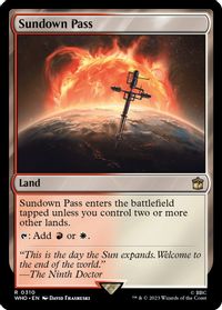 Sundown Pass — Universes Beyond: Doctor Who