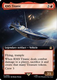 RMS Titanic (Extended Art) (Surge Foil) — Universes Beyond: Doctor Who