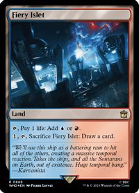 Fiery Islet (Surge Foil) — Universes Beyond: Doctor Who