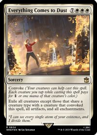 Everything Comes to Dust (Surge Foil) — Universes Beyond: Doctor Who