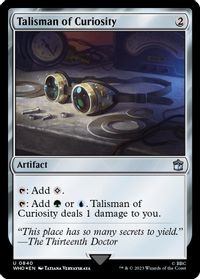 Talisman of Curiosity (Surge Foil) — Universes Beyond: Doctor Who
