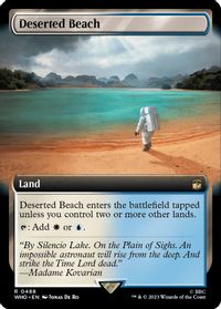 Deserted Beach (Extended Art) — Universes Beyond: Doctor Who