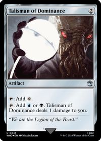 Talisman of Dominance (Surge Foil) — Universes Beyond: Doctor Who