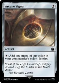 Arcane Signet (Surge Foil) — Universes Beyond: Doctor Who