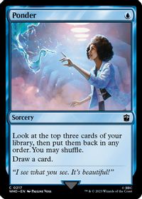 Ponder — Universes Beyond: Doctor Who