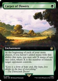 Carpet of Flowers (Extended Art) — Universes Beyond: Doctor Who