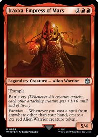 Iraxxa, Empress of Mars (Surge Foil) — Universes Beyond: Doctor Who