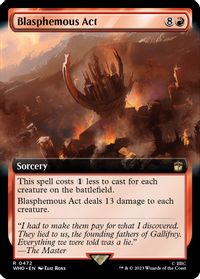 Blasphemous Act (Extended Art) — Universes Beyond: Doctor Who