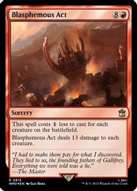 Blasphemous Act (Surge Foil) — Universes Beyond: Doctor Who