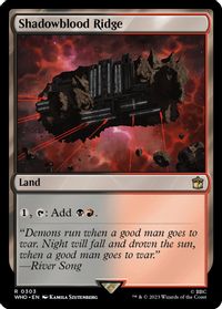 Shadowblood Ridge — Universes Beyond: Doctor Who