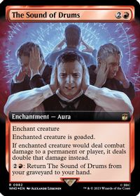 The Sound of Drums (Extended Art) (Surge Foil) — Universes Beyond: Doctor Who