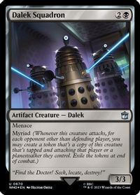 Dalek Squadron (Surge Foil) — Universes Beyond: Doctor Who