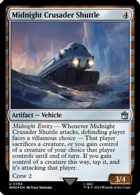 Midnight Crusader Shuttle (Surge Foil) — Universes Beyond: Doctor Who