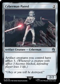 Cyberman Patrol (Surge Foil) — Universes Beyond: Doctor Who