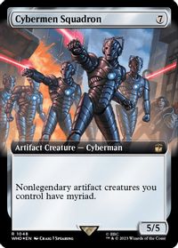 Cybermen Squadron (Extended Art) (Surge Foil) — Universes Beyond: Doctor Who
