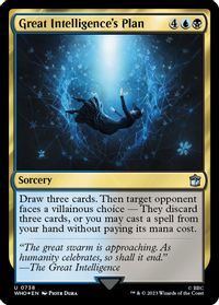Great Intelligence's Plan (Surge Foil) — Universes Beyond: Doctor Who