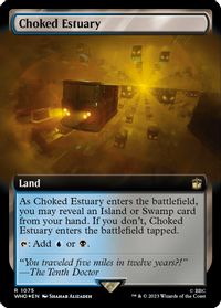 Choked Estuary (Extended Art) (Surge Foil) — Universes Beyond: Doctor Who