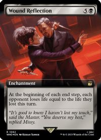 Wound Reflection (Extended Art) (Surge Foil) — Universes Beyond: Doctor Who