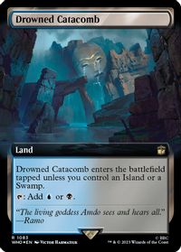 Drowned Catacomb (Extended Art) (Surge Foil) — Universes Beyond: Doctor Who