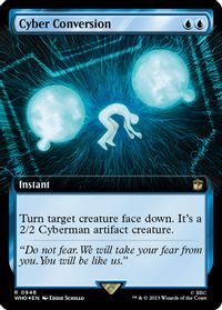 Cyber Conversion (Extended Art) (Surge Foil) — Universes Beyond: Doctor Who
