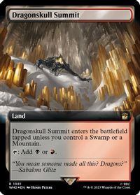 Dragonskull Summit (Extended Art) (Surge Foil) — Universes Beyond: Doctor Who