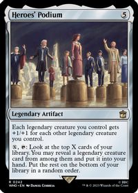 Heroes' Podium — Universes Beyond: Doctor Who