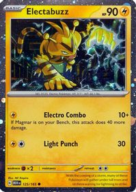 Electabuzz - 125/165 (Cosmos Holo) — Miscellaneous Cards & Products