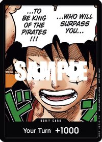 DON!! Card (Monkey.D.Luffy) (1st Anniversary DON!! Card Pack) — One Piece Promotion Cards