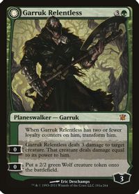 Garruk Relentless — Innistrad