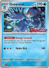 Quaquaval - 005 (Prerelease) [Staff] — SV: Scarlet & Violet Promo Cards