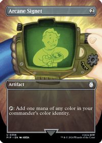 Arcane Signet (Borderless) — Universes Beyond: Fallout