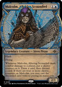 Malcolm, Alluring Scoundrel (Showcase) — The Lost Caverns of Ixalan