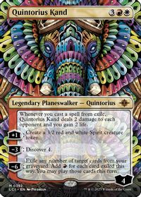 Quintorius Kand (0352) (Borderless) — The Lost Caverns of Ixalan