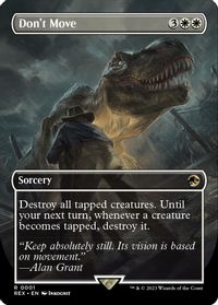 Don't Move (Borderless) — Universes Beyond: Jurassic World Collection