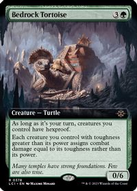 Bedrock Tortoise (Extended Art) — The Lost Caverns of Ixalan