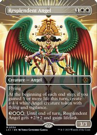 Resplendent Angel (Borderless) — The Lost Caverns of Ixalan
